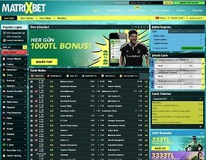 Matrixbet Screenshot